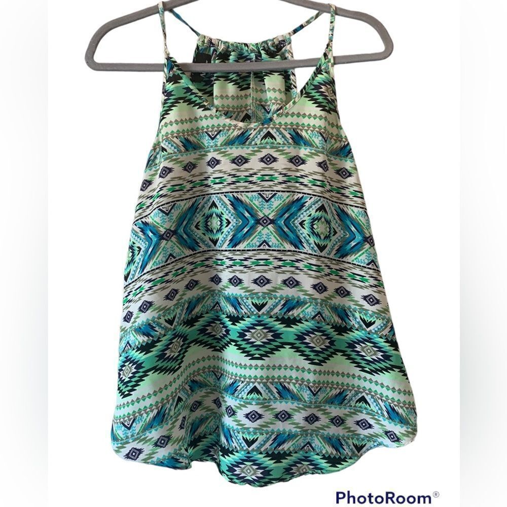 Women’s Blue Sleeveless Blouse XL
